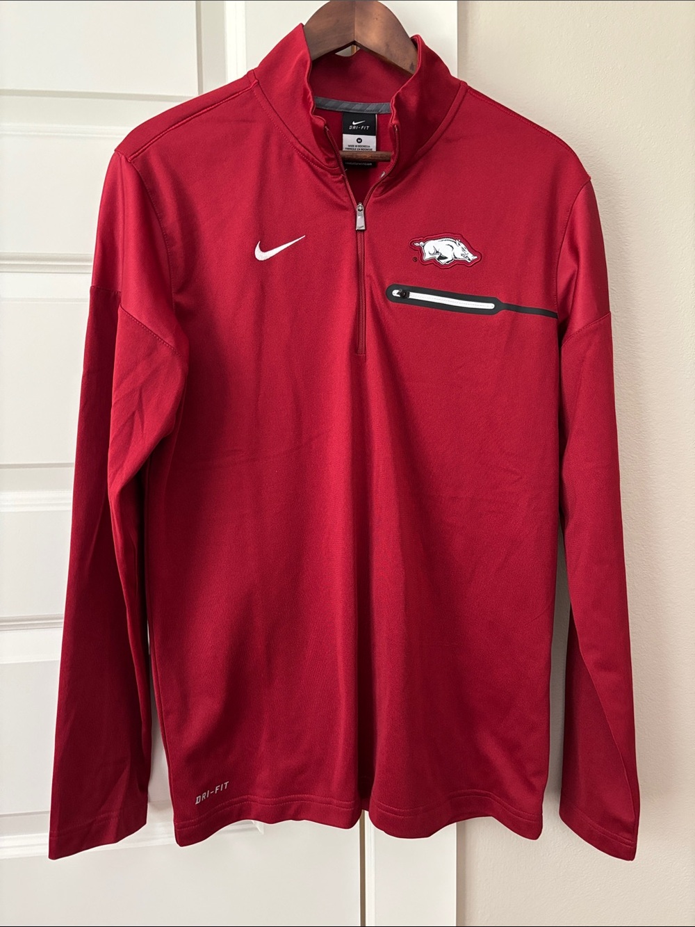 Nike Dri-Fit Arkansas Razorbacks Quarter-Zip Pullover